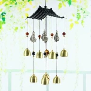 Wind Twin Metal Aluminum Wind Chimes Door Bells