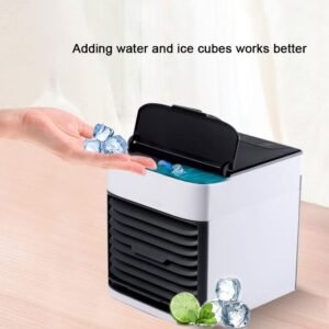 Mini air conditioning cooling fan multifunction usb new household portable air conditioner humidifier strong wind | protable fan | portable air cooler (usb Operated) (random color)