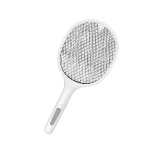 Mosquitoes Lamp & Racket 2 In 1 Electric Fly Swatter Powerful Usb Rechargeable Grid 3-layer Mesh Home Fly Killer Lamp(random Color )