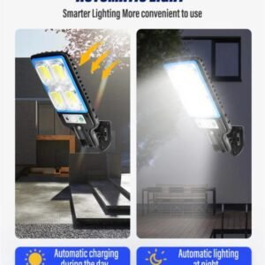 Outdoor Solar Garden Wall Light Infrared Sensor Light Garden Landscape Light with Intelligent Light Control