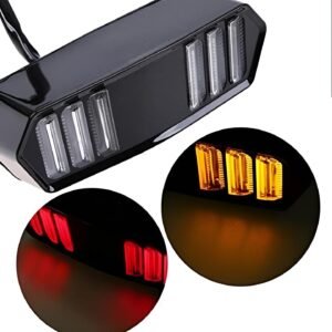 Universal Motorbike Back Light With Indicators DRL Audi Style
