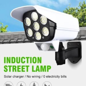 Multifunction 360 Degree Rotatable Remote Control LED Solar Light Wall Electronic Gadgets Flashlight, Zero Electricity Charges with Built-in Solar Rechargeable Battery, with Human Induction, Intelligent Lighting Control, Waterproof – Model: YX-606