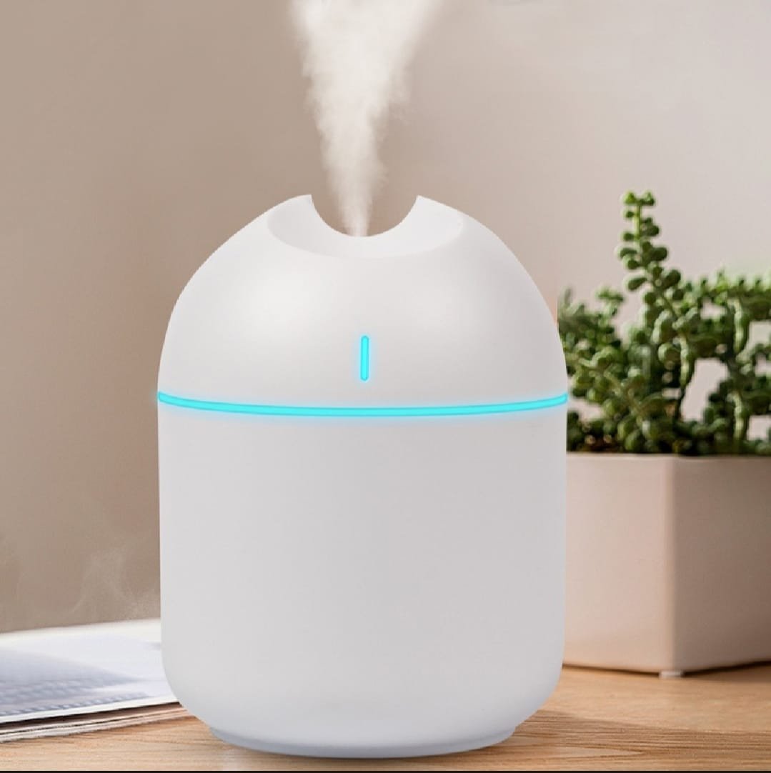 Electric Humidifier 250ml Mini Ultrasonic Air Purifier LED Electronic ...