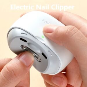 Electric Automatic Nail Clipper,electric Baby Nail Clippers With Light,rechargeable Nail Clippers With Catcher