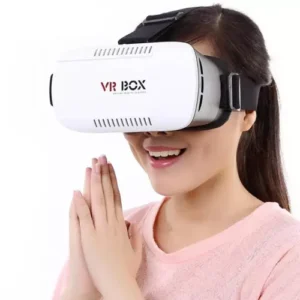 VR Box – 3D Virtual Reality Box With Remote | Adjustable Head Strap 3D VR Headset For Phone
