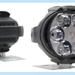 2PCS Work Lights 6 LED Motorcycle Headlight Spot Light Waterproof Super Bright Auxiliary Scooters Universal 12v Led Bar