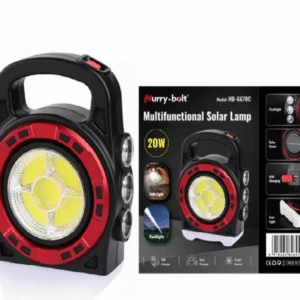 Hurry - Bolt Multifunctional Solar Outdoor Emergency Light 20 Watt (HB6678C)