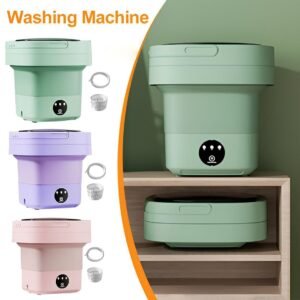 6.5L Portable Foldable Washing Machine Basket (Random Color)
