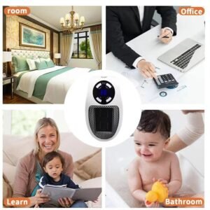 Portable Electric Heater Fan Heater Electric Ceramic Fan Energy-Saving Heater Safe Quiet Heating Fan room for Winter
