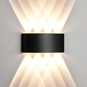 8 Way 8 Side Outdoor Waterproof Wall Light, Fancy Led Light For Wall, Aluminum IP 65 Waterproof Outdoor Wall Lamps – 8 Watts